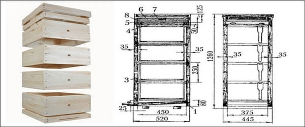 Улей Рута чертежи 