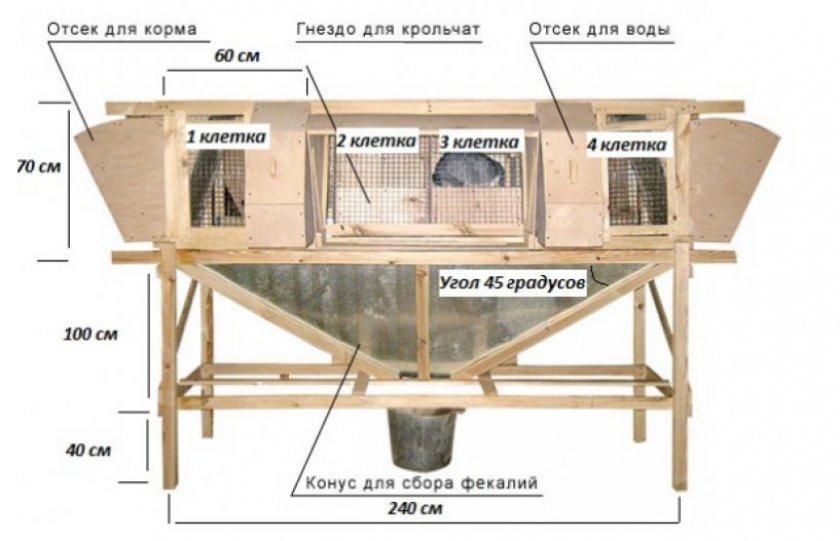 крольчатник на улице