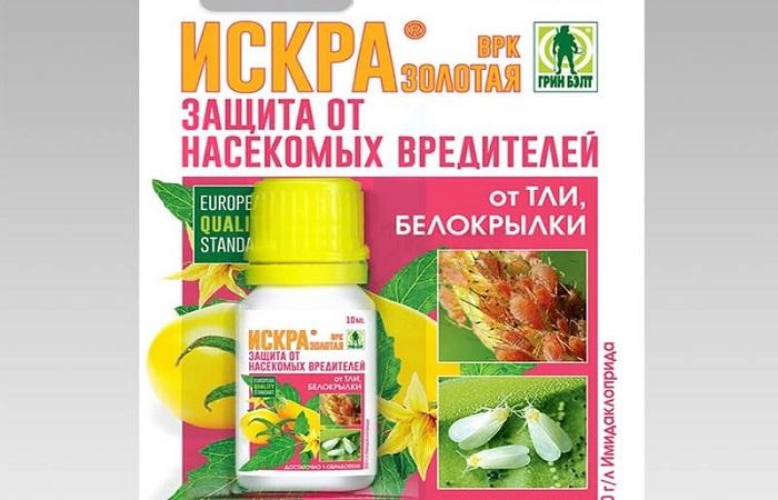 флакон с этикеткой 