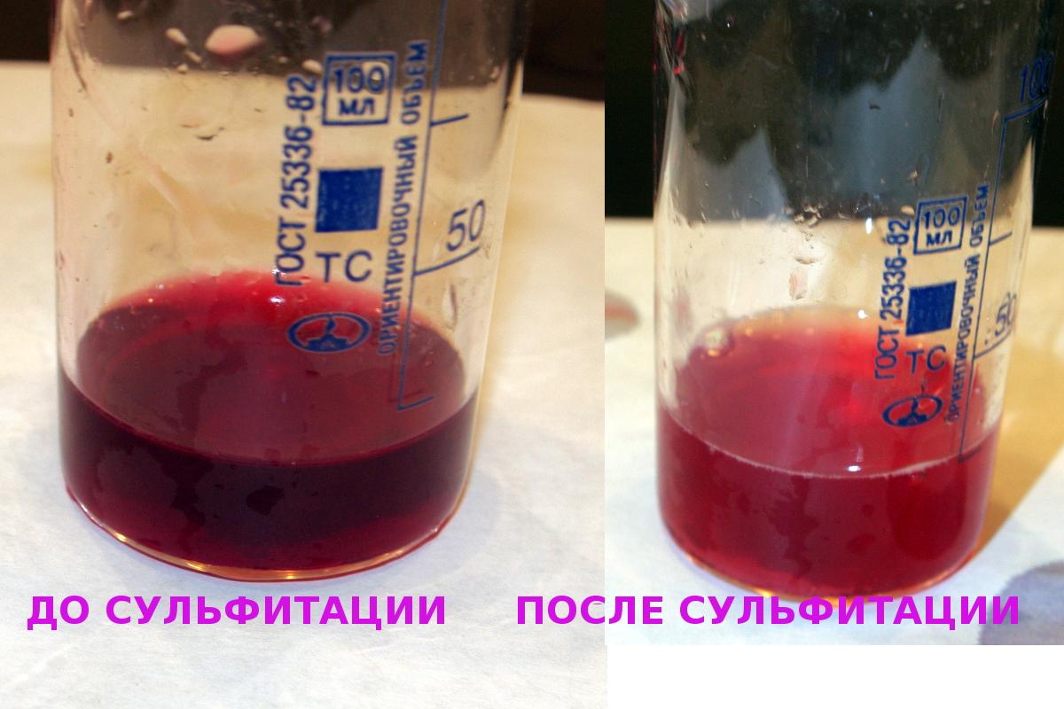 сульфитация вина в домашних условиях