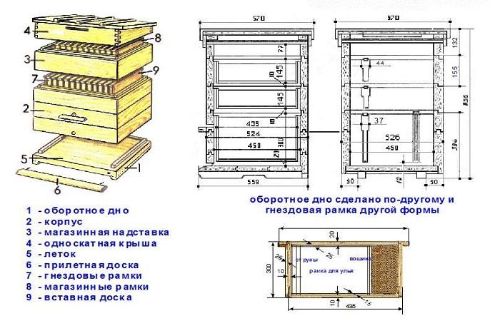 набросок чертежа 